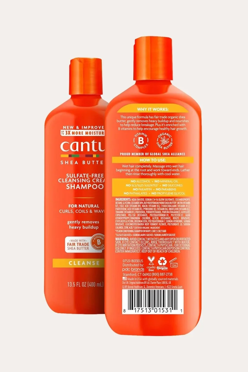 Cantu Sulfate-Free Cleansing Cream Shampoo