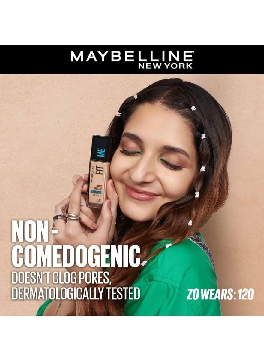 Maybelline New York Fit Me Matte + Poreless Foundation 120 Classic Ivory
