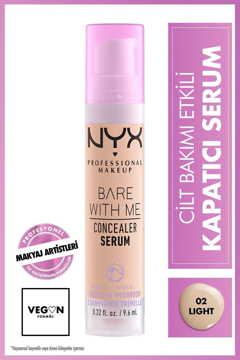 NYX Professional Makeup Bare With Me Concealer Serum 02 Light