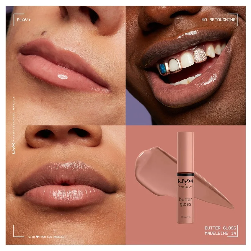 NYX Professional Makeup Butter Gloss 14 Madeleine