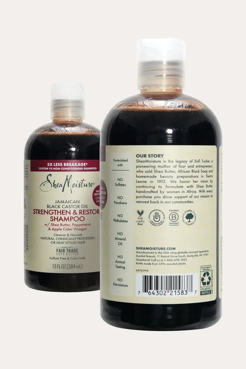 SheaMoisture Jamaican Black Castor Oil Strengthen & Restore Shampoo