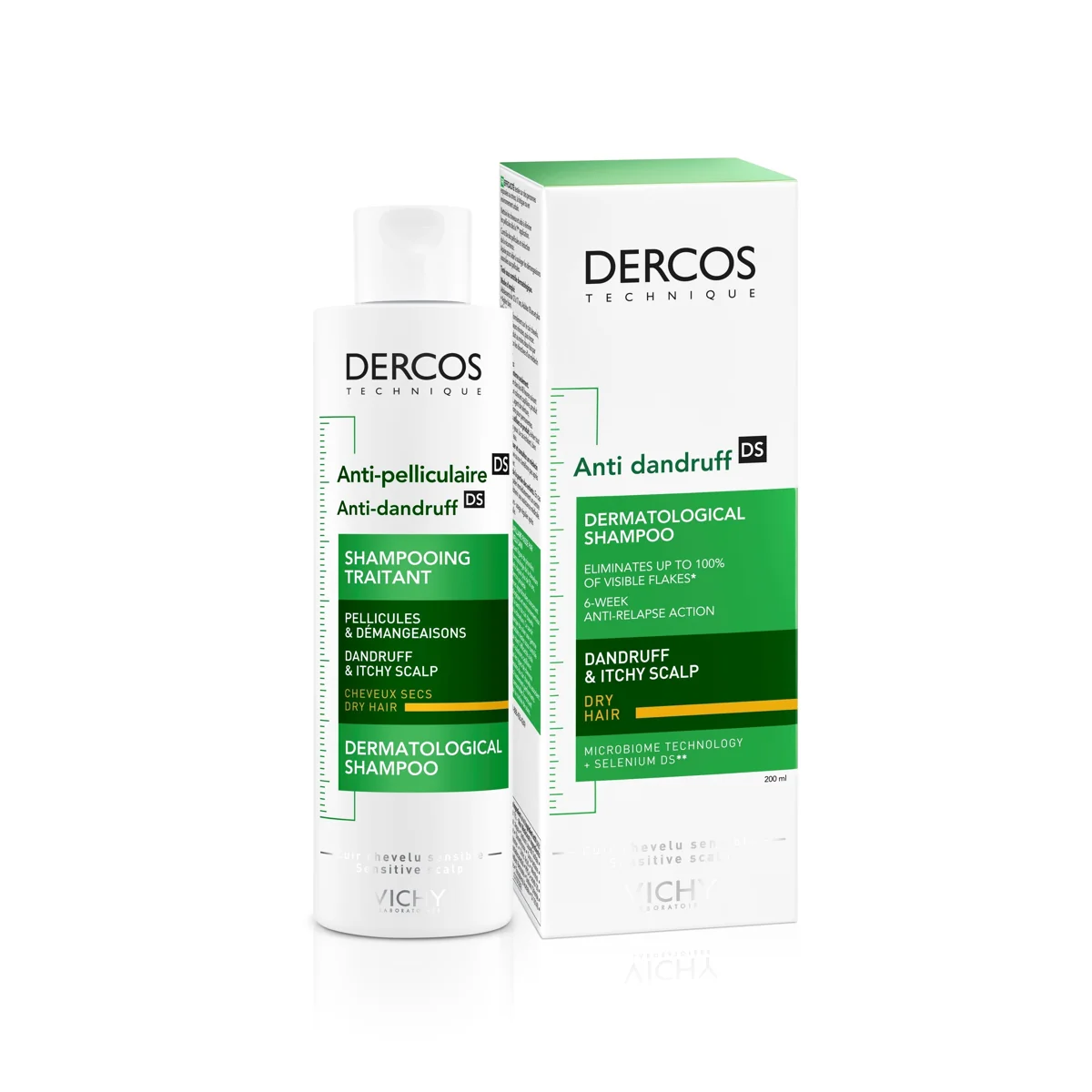 Vichy Dercos Anti-Dandruff Shampoo for Dry Hair