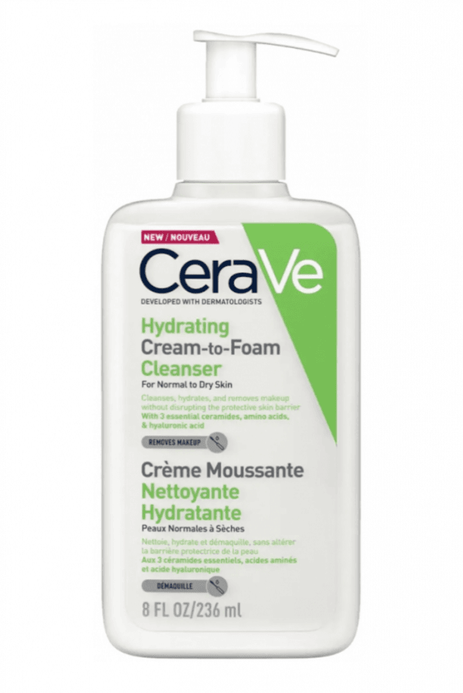 CeraVe Hydrating Cream-to-Foam Cleanser