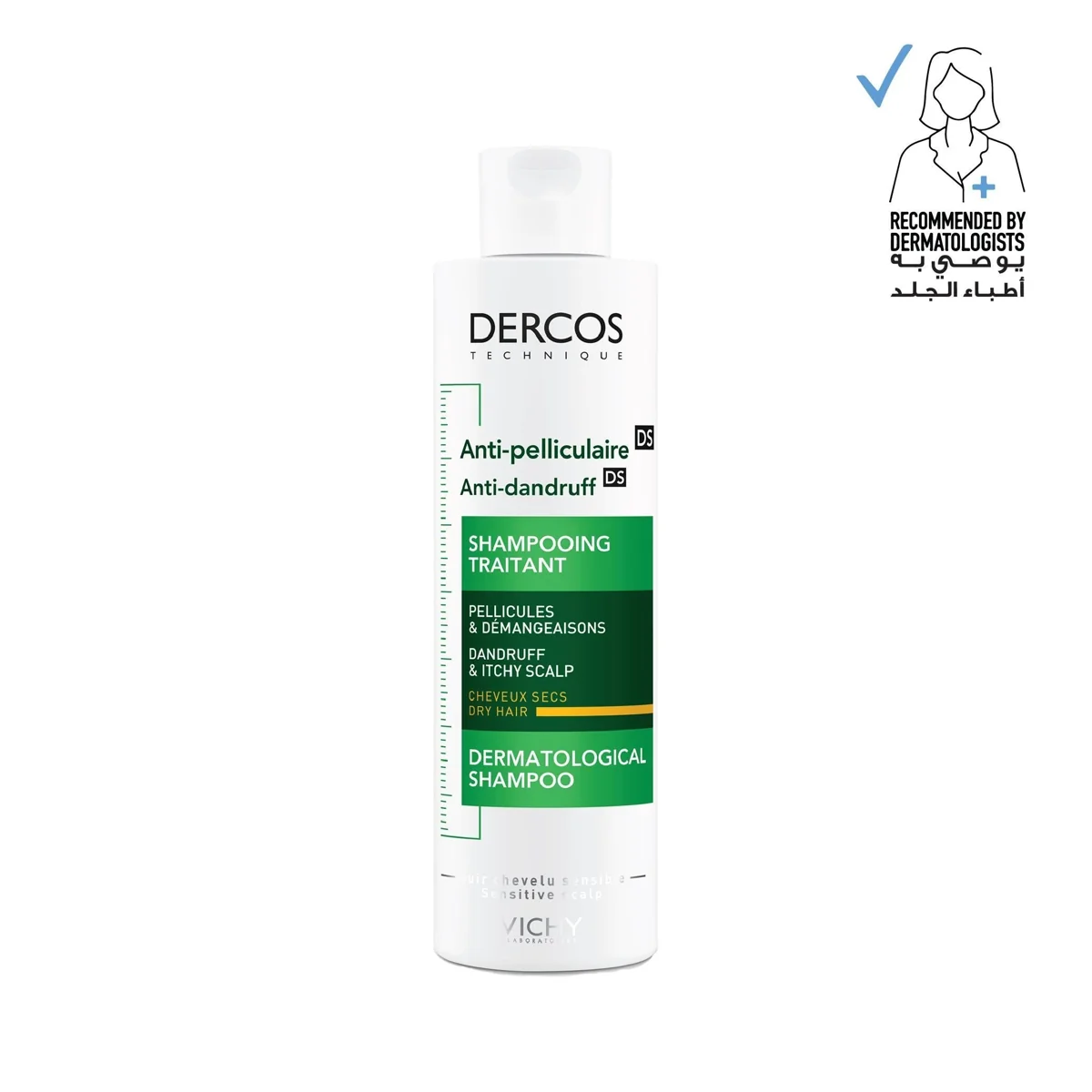 Vichy Dercos Anti-Dandruff Shampoo for Dry Hair